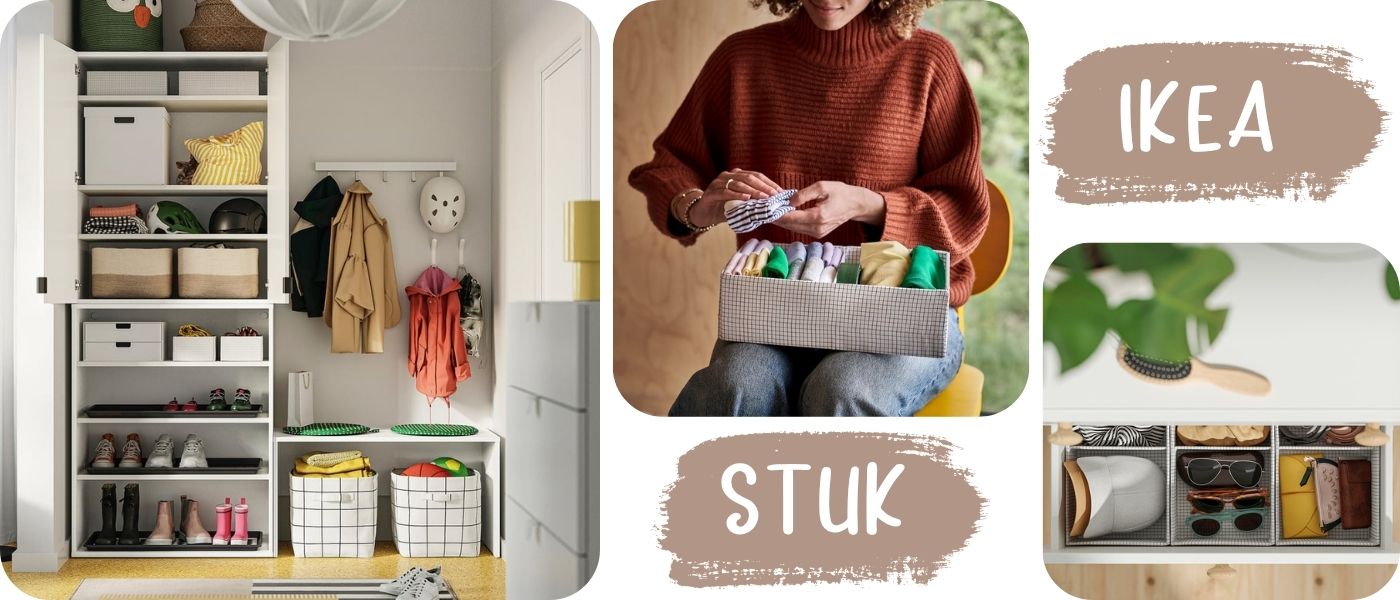 نظم دهنده ایکیا مدل IKEA STUK سایز 10×32×17 سانتی متر